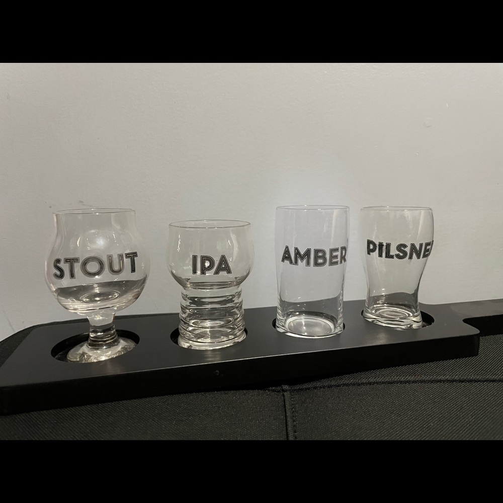 Beer Tasting Flight 5 Piece Set